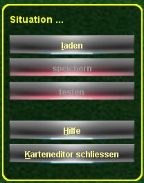 Die Optionen des Karteneditors